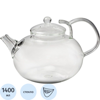 Чайник заварочный стеклянный Tima Иван-чай TP104 1400 мл