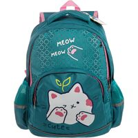 Рюкзак ортопедический Комус Класс Air Meow бирюзовый