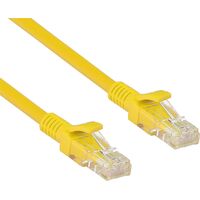 Патч-корд витая пара ExeGate UTP-RJ45-RJ45-5e-0,3M-YL cat 5e 0.3 м  (EX258664RUS)