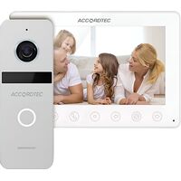 Комплект видеодомофона AccordTec AT-home7 WH-SL белый (AT-14729)