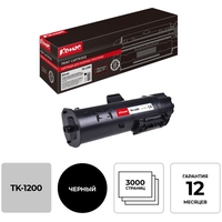 Картридж лазерный Комус TK-1200 1T02VP0RU0 для Kyocera черный  совместимый