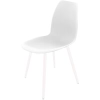 Стул обеденный Sheffilton SHT-ST29/S95-1 199210 белый (пластик, металл)