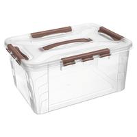 Контейнер Grand Box с крышкой с замками и ручкой 390x290x180 мм 15.3  литра