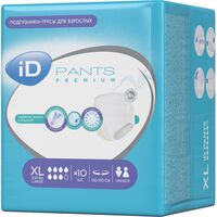 Трусы впитывающие для взрослых iD Pants Premium XL (10 штук в упаковке)