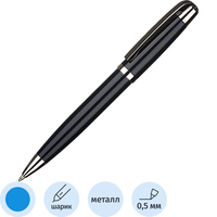 Ручка шариковая Attache Selection Charm цвет чернил синий, цвет корпуса  черный