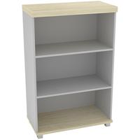 Стеллаж для документов Комус Мебель Easy Director (дуб шамони  светлый/серый,  854х445х1311 мм)