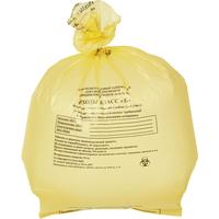 Пакеты для медицинских отходов ПТП Киль класс Б 30 л желтый 50x60 см 12 мкм (1000 штук в упаковке)