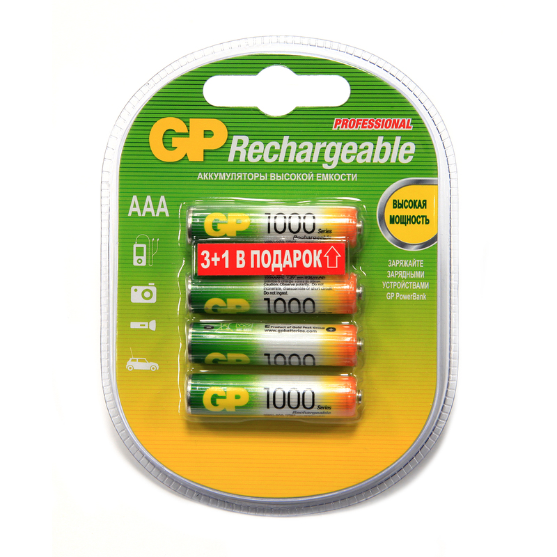 Аккумулятор GP AAA 1000mah. Аккумулятор GP 100aaahc4/2-2cr6 1,2в 1 шт. Аккумулятор GP r3/AAA/1000mah ni-MH (упаковка 4шт). Аккумулятор GP AAA 1000mah ni-MH.