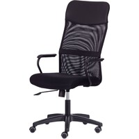 Кресло для руководителя Easy Chair 618 чёрное (экокожа/ткань,  пластик)