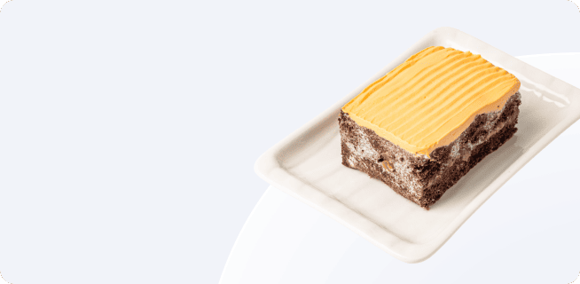 Шоколадный сметанник с ананасом