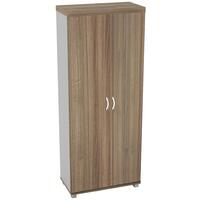 Шкаф для одежды Комус Мебель Easy Director (дуб шамони темный/серый,  854х445х2105 мм)