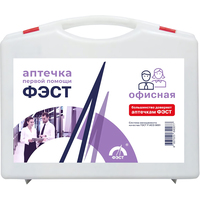 Аптечка первой помощи офисная ФЭСТ № 5.1 (бокс пластиковый)