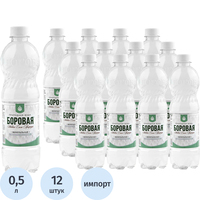 Вода минеральная Боровая лечебно-столовая негазированная 0.5 л