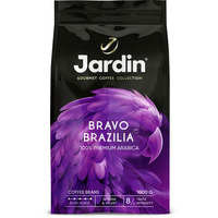 Кофе в зернах Jardin Bravo Brazilia арабика 100% 1 кг (пакет)