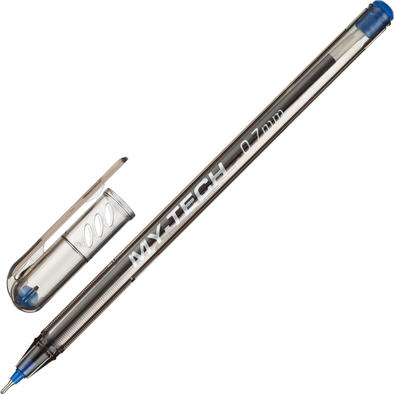 Ручка шариковая неавтоматическая Pensan My Tech синяя (толщина линии 0.35 мм) – выгодная цена – купить товар Ручка шариковая неавтоматическая Pensan My Tech синяя (толщина линии 0.35 мм) в интернет-магазине Комус
