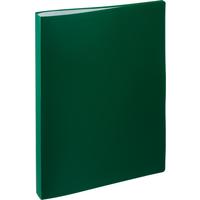Папка файловая на 40 файлов Attache A4 25 мм зеленая (толщина обложки 0.4 мм)