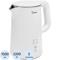 Чайник электрический Midea MK-8017 белый
