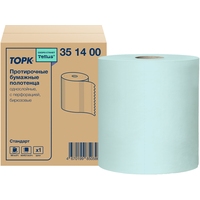 Бумага протирочная Торк (Tork) 351400 бирюзовая (360 м в рулоне)