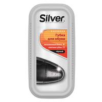 Губка для обуви Silver черная для гладкой кожи (PS2102-01)