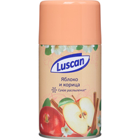 Баллон сменный для автоматического освежителя Luscan Яблоко и корица 250  мл сухое распыление