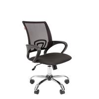 Кресло для руководителя черное искусственная кожа металл easy chair 524 tpu