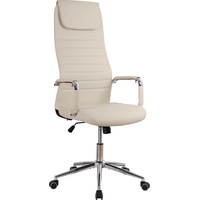 Кресло для руководителя Easy Chair 565 TPU бежевое (экокожа,  металл)