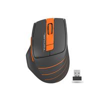 Мышь компьютерная A4 Fstyler FG30 серая/оранжевая