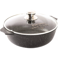 Жаровня Мечта Гранит Black Induction Pro диаметр 28 см 4 л алюминий  (34802И)