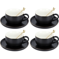 Набор чайный Nouvelle Home Royal line Night на 4 персоны фарфор (12  предметов)
