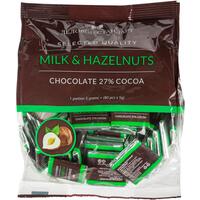 Шоколад порционный Деловой Стандарт Milk&Hazelnuts 400 г