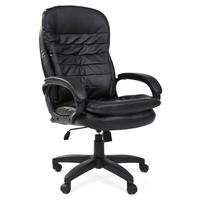 Кресло для руководителя Комус Мебель Easy Chair 515 чёрное (экокожа,  пластик)