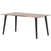 Стол руководителя эргономичный JAY (дуб каньон/антрацит, 1600х900х750  мм)