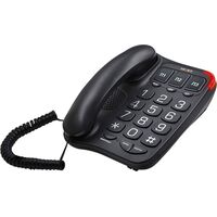 Телефон проводной TeXet TX-214 черный