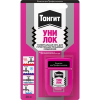 Нить монтажная Тангит Уни-Лок для герметизации резьбовых соединений  белая 20 м