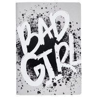 Тетрадь общая Be Smart Bad Girl А5 48 листов в клетку на скрепке  (обложка с рисунком, матовая ламинация)