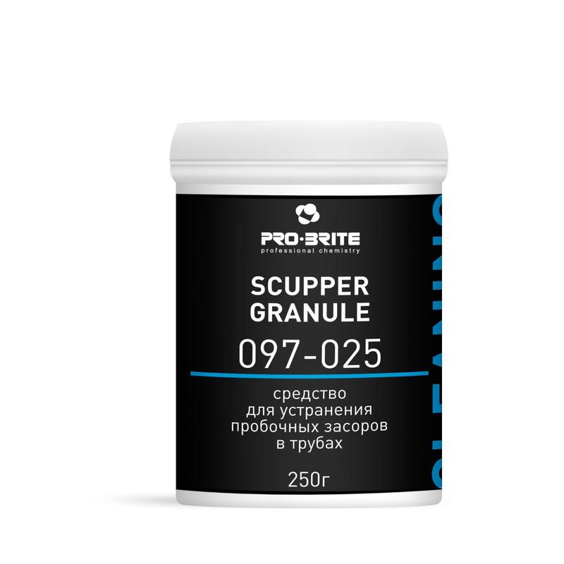 Scupper granule средство для устранения пробочных засоров в трубах