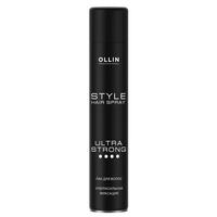 Лак для волос Ollin Professional ультрасильная фиксация 500 мл