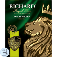 Чай зеленый Richard Royal Green 100 пакетиков
