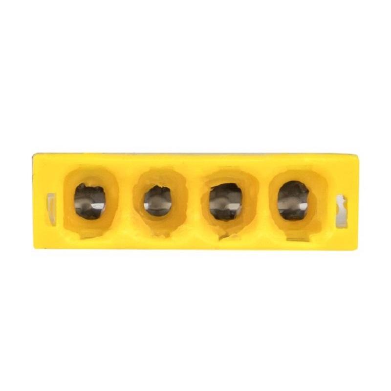 4.244. Клеммник 4" (0,5-2,5мм) 24а 400v (уп.=100шт.) 2273-244 С пастой. PLC-SMK-2273-243. Клемма 4 проводная. Клемма строительно-монтажная СМК 2273-204 eu2.5 414 4-проводная прозр. Tokov Electric