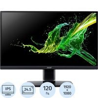 Монитор 24.5'' Acer KA252QG0bi чёрный (UM.KX2CD.001)