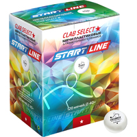 Мяч для настольного тенниса Start line Club Select 1 белый (120 штук в  упаковке)