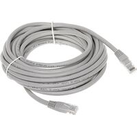 Патч-корд витая пара ExeGate UTP-RJ45-RJ45-5e-CU-20M-GY 5e 20 м
