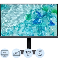 Монитор 27 Acer Vero B277UGbmiiprzx чёрный (UM.HB7CD.G04)