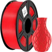 Пластик PETG для 3D-принтера Cactus красный матовый 1.75 мм 1 кг