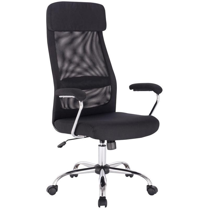 Кресло для руководителя easy chair 591 tc черное сетка ткань металл