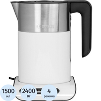 Чайник электрический Bosch TWK8611P белый