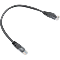 Патч-корд витая пара A1 cat 5e A1-LCU5E-0.25M-BK 0.25 м