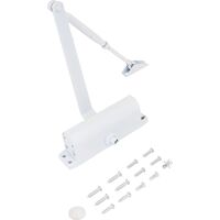 Доводчик дверной Notedo DC-090-НО до 130 кг белый (7122)