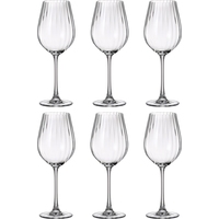 Набор бокалов для красного вина Crystal Bohemia Columba Optic 500 мл (6  штук в упаковке)