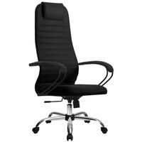 Кресло для руководителя Easy Chair SU-B-10 чёрное (ткань, металл)